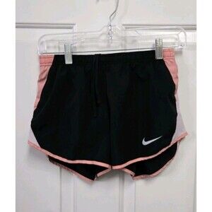 Women’s Nike Shorts Blacl White Peach Size XS